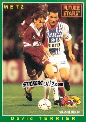Sticker David Terrier - U.N.F.P. Football Cards 1994-1995 - Panini