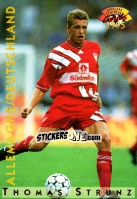 Figurina Thomas Strunz - U.N.F.P. Football Cards 1994-1995 - Panini