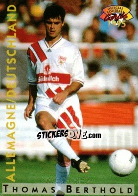 Sticker Thomas Berthold - U.N.F.P. Football Cards 1994-1995 n. A4 - Panini