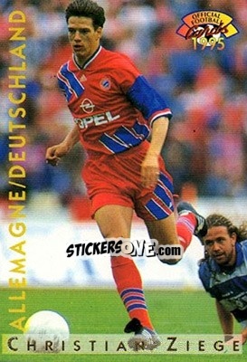 Sticker Christian Ziege - U.N.F.P. Football Cards 1994-1995 n. A16 - Panini