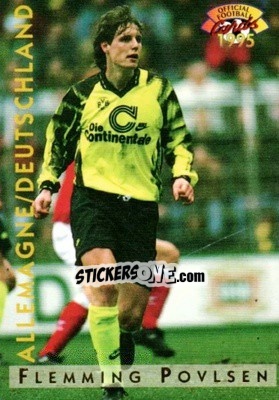 Figurina Flemming Povlsen - U.N.F.P. Football Cards 1994-1995 - Panini