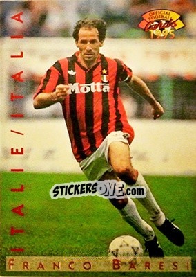 Figurina Franco Baresi - U.N.F.P. Football Cards 1994-1995 - Panini
