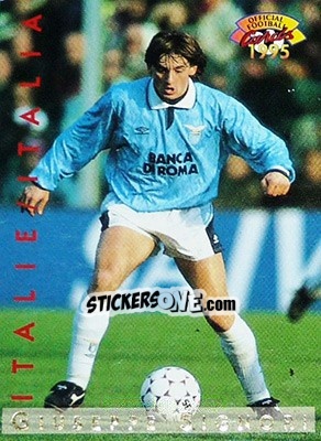 Sticker Giuseppe Signori - U.N.F.P. Football Cards 1994-1995 - Panini