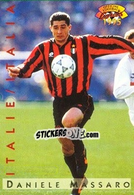 Sticker Daniele Massaro - U.N.F.P. Football Cards 1994-1995 n. I8 - Panini