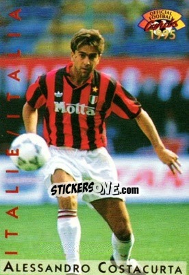 Sticker Alessandro Costacurta - U.N.F.P. Football Cards 1994-1995 n. I9 - Panini