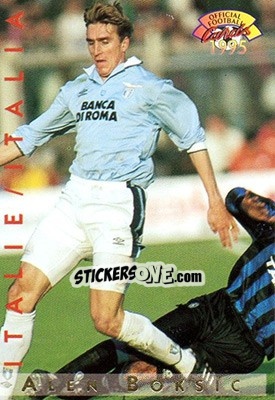 Sticker Alen Boksic - U.N.F.P. Football Cards 1994-1995 - Panini