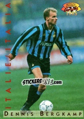 Sticker Dennis Bergkamp - U.N.F.P. Football Cards 1994-1995 n. I16 - Panini