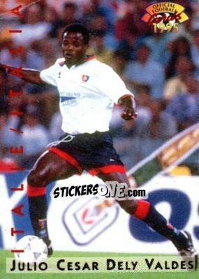 Figurina Julio Cesar Dely Valdes - U.N.F.P. Football Cards 1994-1995 - Panini