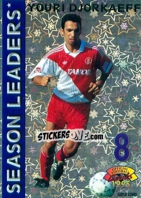 Sticker Youri Djorkaeff - U.N.F.P. Football Cards 1994-1995 n. SL4 - Panini