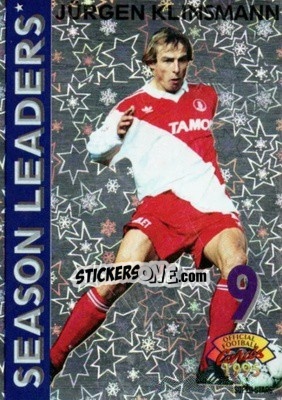 Sticker Jurgen Klinsmann - U.N.F.P. Football Cards 1994-1995 n. SL17 - Panini