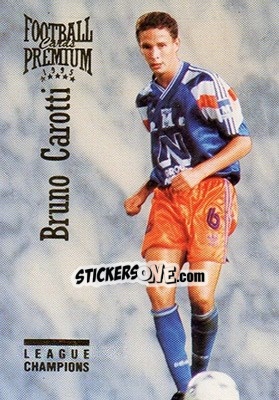 Sticker Bruni Carotti - U.N.F.P. Football Cards 1994-1995. Premium - Panini