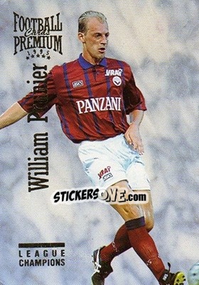 Sticker William Prunier - U.N.F.P. Football Cards 1994-1995. Premium n. 43 - Panini