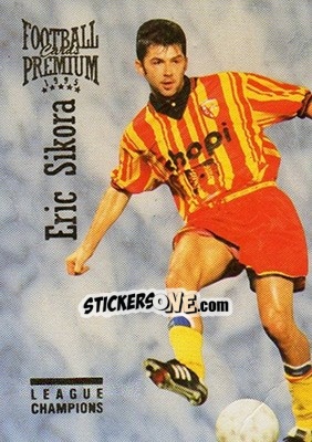 Sticker Eric Sikora - U.N.F.P. Football Cards 1994-1995. Premium - Panini