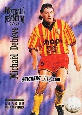 Sticker Michael Debeve - U.N.F.P. Football Cards 1994-1995. Premium n. 56 - Panini