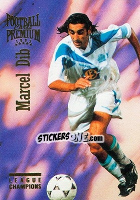 Sticker Marcel Dib - U.N.F.P. Football Cards 1994-1995. Premium - Panini