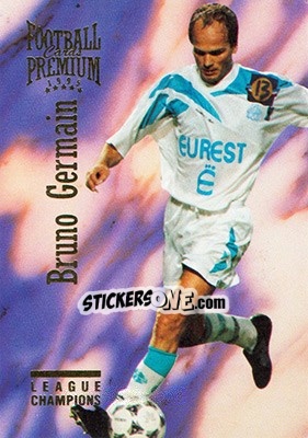 Sticker Bruno Germain - U.N.F.P. Football Cards 1994-1995. Premium - Panini
