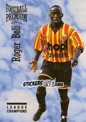 Figurina Roger Boli - U.N.F.P. Football Cards 1994-1995. Premium - Panini