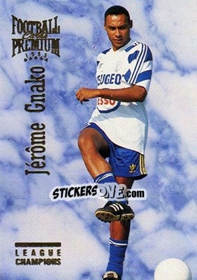 Sticker Jerome Gnako - U.N.F.P. Football Cards 1994-1995. Premium - Panini