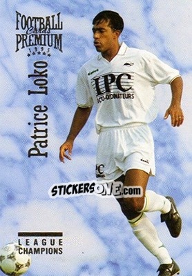 Figurina Patrice Loko - U.N.F.P. Football Cards 1994-1995. Premium - Panini