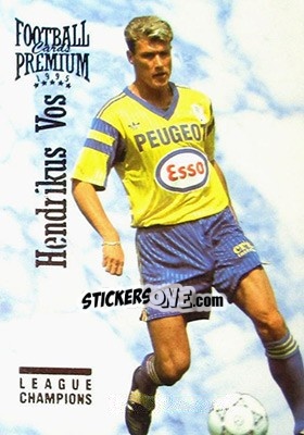 Cromo Hendrikus Vos - U.N.F.P. Football Cards 1994-1995. Premium n. 115 - Panini