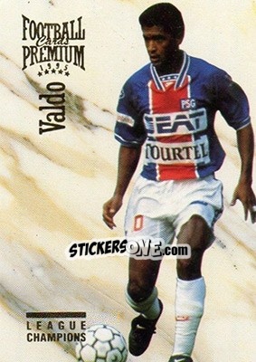 Sticker Valdo - U.N.F.P. Football Cards 1994-1995. Premium - Panini