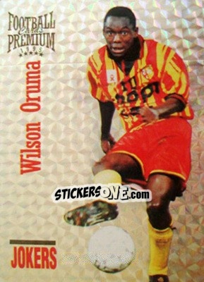 Cromo Wilson Oruma - U.N.F.P. Football Cards 1994-1995. Premium - Panini