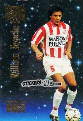 Figurina William Ayache - U.N.F.P. Football Cards 1994-1995. Premium - Panini