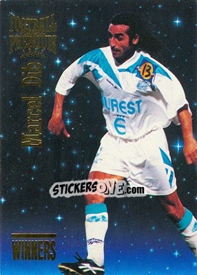 Sticker Marcel Dib - U.N.F.P. Football Cards 1994-1995. Premium - Panini