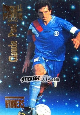 Cromo Claude Puel - U.N.F.P. Football Cards 1994-1995. Premium n. W30 - Panini