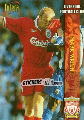 Sticker Mark Wright - Liverpool Fans' Selection 1998 - Futera