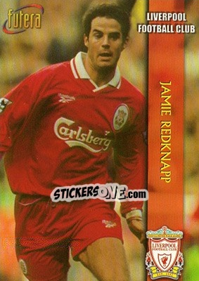 Sticker Jamie Redknapp - Liverpool Fans' Selection 1998 - Futera