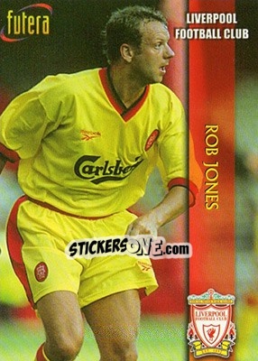 Cromo Rob Jones - Liverpool Fans' Selection 1998 - Futera