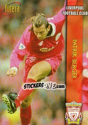 Sticker Patrik Berger - Liverpool Fans' Selection 1998 - Futera