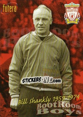 Cromo Bill Shankly - Liverpool Fans' Selection 1998 - Futera