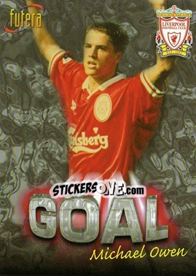 Sticker Michael Owen - Liverpool Fans' Selection 1998 n. 34 - Futera