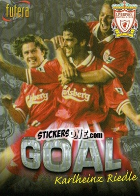 Cromo Karlheinz Riedle - Liverpool Fans' Selection 1998 - Futera