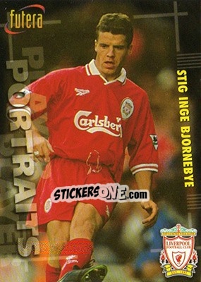 Cromo Stig Inge Bjornebye - Liverpool Fans' Selection 1998 - Futera