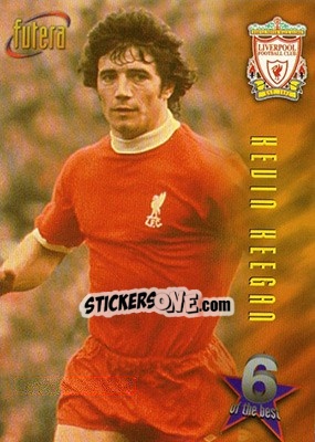 Cromo Kevin Keegan - Liverpool Fans' Selection 1998 - Futera