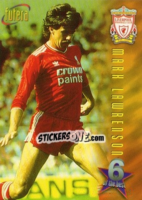 Cromo Mark Lawrenson - Liverpool Fans' Selection 1998 - Futera