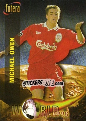 Sticker Michael Owen - Liverpool Fans' Selection 1998 - Futera