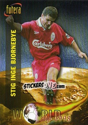 Sticker Stig Inge Bjornebye - Liverpool Fans' Selection 1998 - Futera
