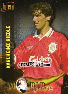 Cromo Karlheinz Riedle - Liverpool Fans' Selection 1998 - Futera