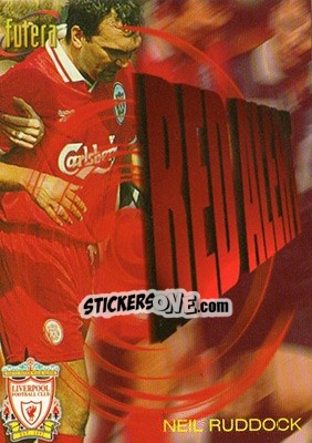 Cromo Neil Ruddock - Liverpool Fans' Selection 1998 - Futera