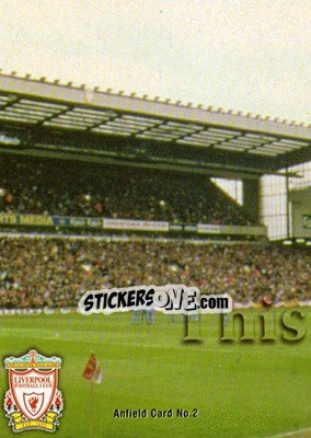 Sticker Anfield Card 2 - Liverpool Fans' Selection 1998 - Futera