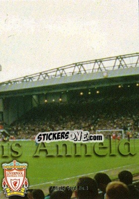 Sticker Anfield Card 3 - Liverpool Fans' Selection 1998 n. 93 - Futera