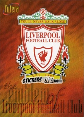 Sticker Emblem - Liverpool Fans' Selection 1998 - Futera