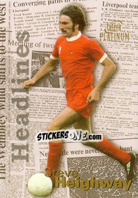 Sticker Steve Heighway - Liverpool Fans' Selection 1998 - Futera