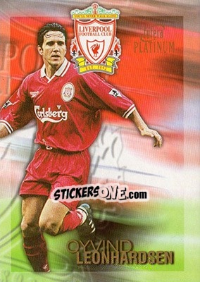 Figurina Oyvind Leonhardsen Picture Card - Liverpool Fans' Selection 1998 - Futera