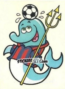 Sticker Mascotte - Calciatori 1988-1989 n. 523 - Panini