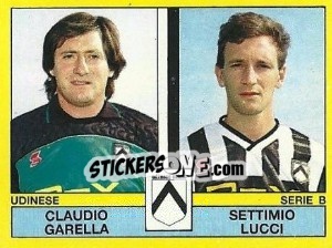 Sticker Claudio Garella / Settimio Lucci - Calciatori 1988-1989 - Panini